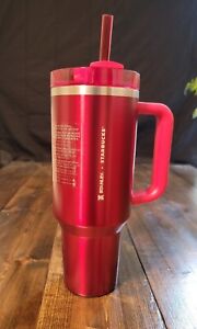 Starbucks X Stanley 2023 Holiday Red 40oz Tumbler Limited Edition - Sold on eBay January 12th, 2024 for $285.45