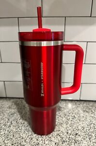 ?NEW LIMITED Starbucks x Stanley Cup Holiday 2023 Collab (40 oz) Red Tumbler ? - Sold on eBay November 21st, 2023 for $177.50 (15 bids) 