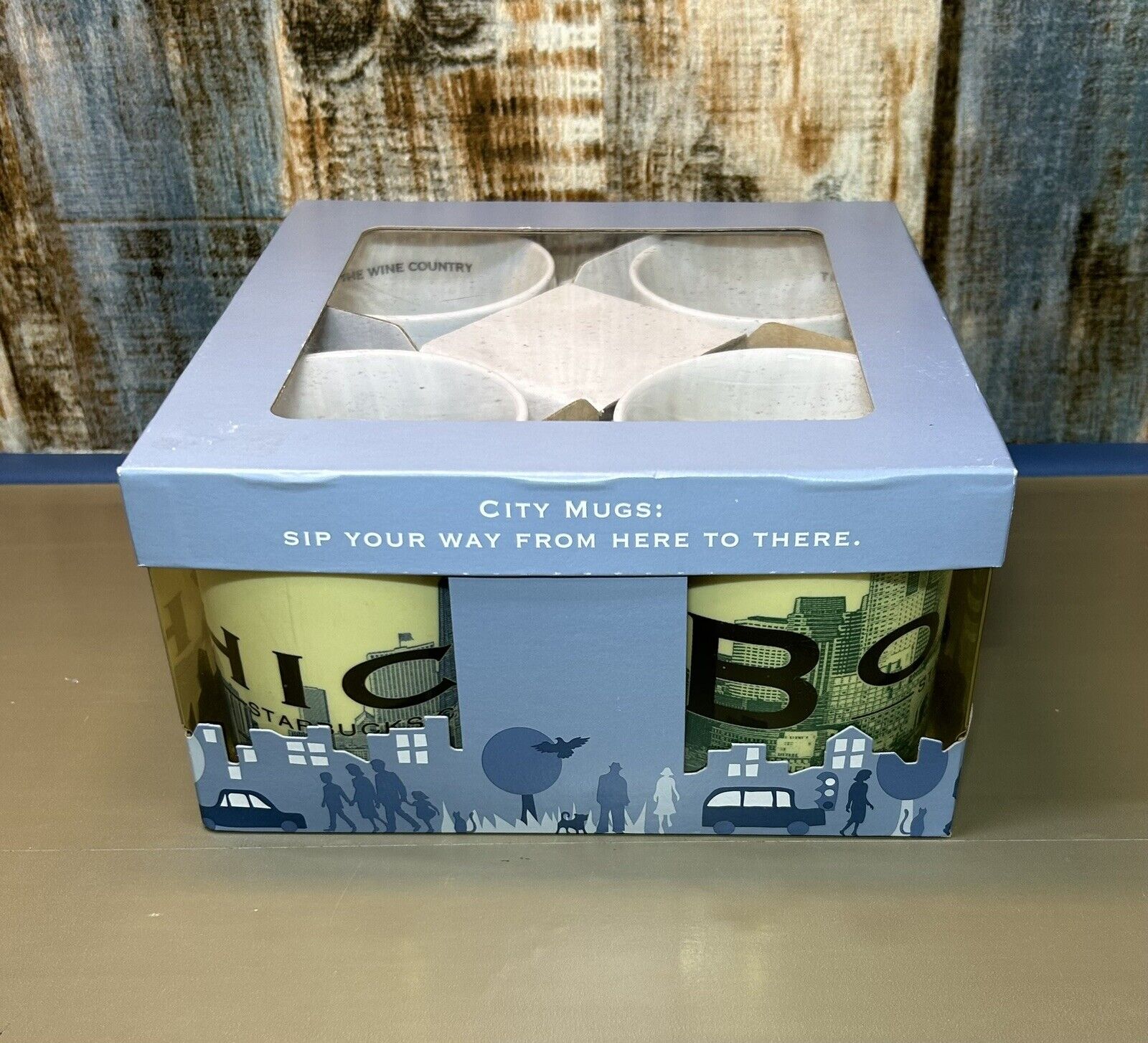 Starbucks City Mugs Series Box Set Chicago, Boston, New York, Napa Brand New! - Sold on eBay December 27th, 2024 for $99.00