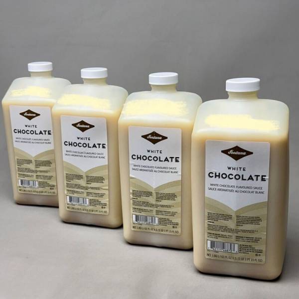 4-PK STARBUCKS Fontana White Chocolate Flavored Sauce (1.86 L/bottle) BB 08/24 - Sold on eBay August 19th, 2024 for $67.20