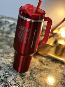 Starbucks x Stanley - Holiday 2023 - 40oz - Red Tumbler Cup - Sold on eBay November 21st, 2023 for $157.50 (25 bids) 