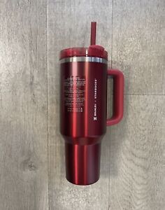 ?LIMITED Starbucks x Stanley Holiday 2023 Collab 40 oz Red Tumbler Mug IN HAND? - Sold on eBay December 21st, 2023 for $200.00