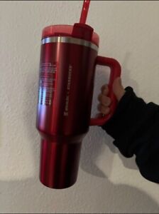 ?NEW LIMITED Starbucks x Stanley Holiday 2023 Collab (40 oz) Red Tumbler Mug ? - Sold on eBay January 7th, 2024 for $215.00