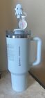 Stanley x Starbucks  40oz Tumbler ( Blue Spring)plus Target Halloween Topper - Sold on eBay September 16th, 2024 for $85.00 (1 bids) 