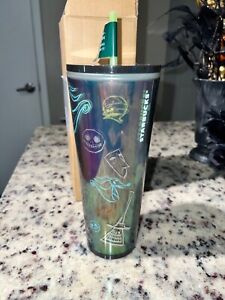 Disney Starbucks The Nightmare Before Christmas Tumbler with Straw - Sold on eBay October 12th, 2023 for $200.00