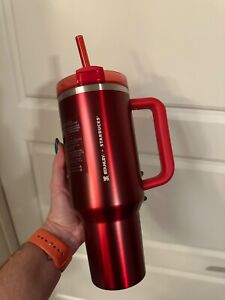 Starbucks X Stanley Holiday 2023 Collab (40 oz) Red Tumbler Brand New In-Hand - Sold on eBay November 9th, 2023 for $150.00