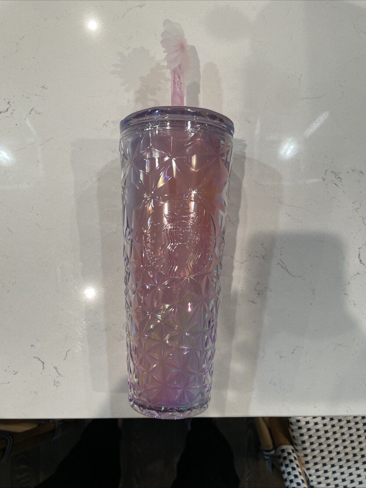 Starbucks - Wicked Glinda Tumbler With Straw Prism Cup 24oz NEW! *Free Gift - Sold on eBay December 11th, 2024 for $95.00