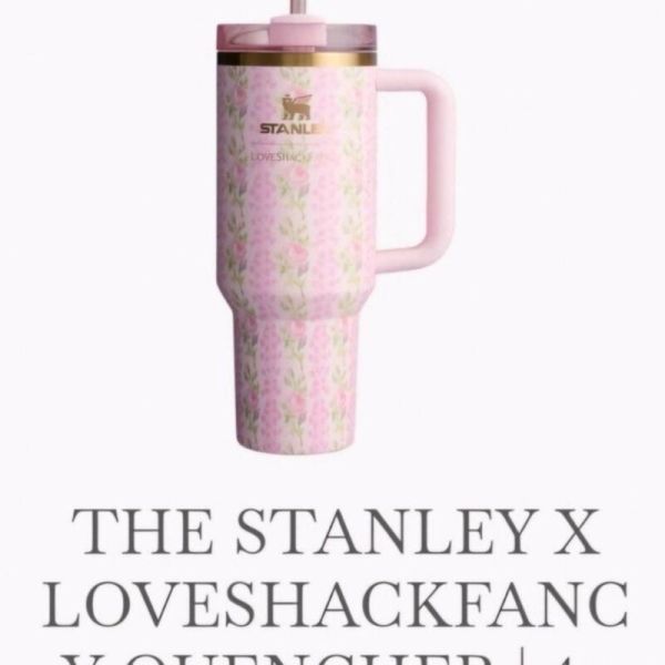 Love shack fancy Stanley 40oz - Sold on eBay October 19th, 2024 for $120.00