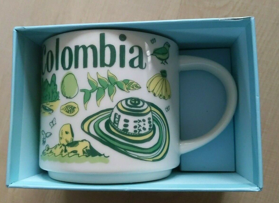 Starbucks Been There Series Colombia Ceramic Coffee Mug collectible 14 oz NEW - Sold on eBay March 27th, 2025 for $64.00
