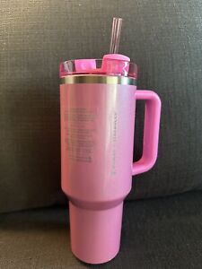 Stanley x Starbucks Exclusive 2024 Pink 40oz Tumbler NEW!!!!!! - Sold on eBay January 6th, 2024 for $215.00