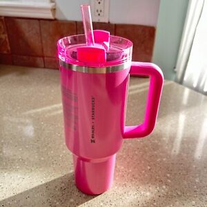 Stanley x Starbucks Exclusive Tumbler 40oz Pink NEW 2024 IN HAND / SHIPS ASAP - Sold on eBay January 10th, 2024 for $399.99