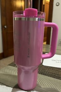 Stanley X Starbucks 40 oz Tumbler, Pink - Sold on eBay January 11th, 2024 for $207.50 (30 bids) 