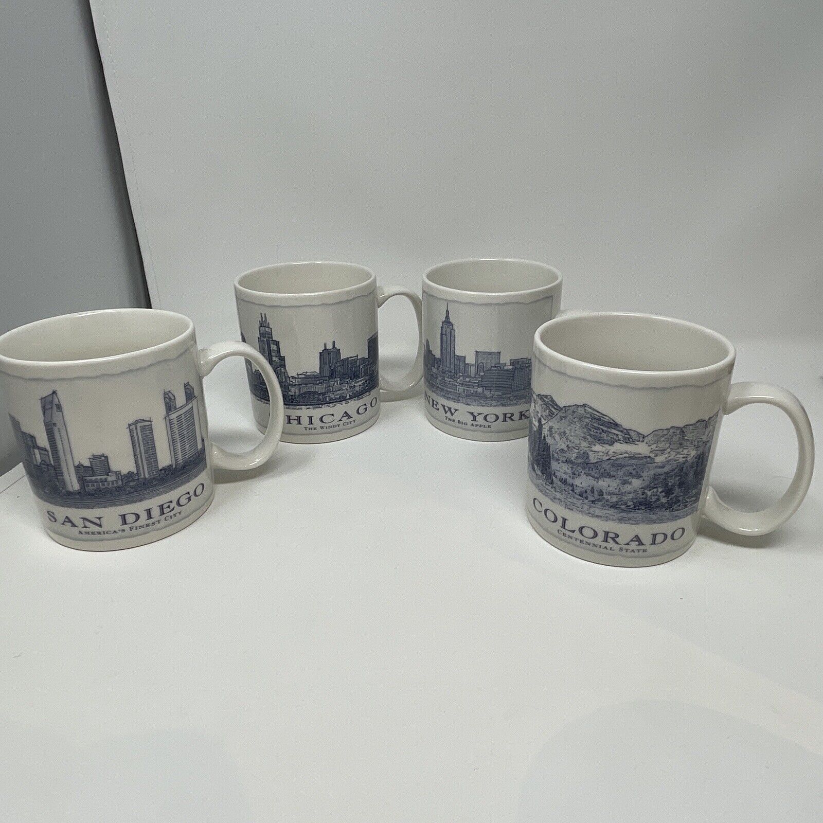 Starbucks Lot of 4 Coffee Mugs, Architectural Series Large 18oz New York, Chicag - Sold on eBay January 14th, 2025 for $44.96