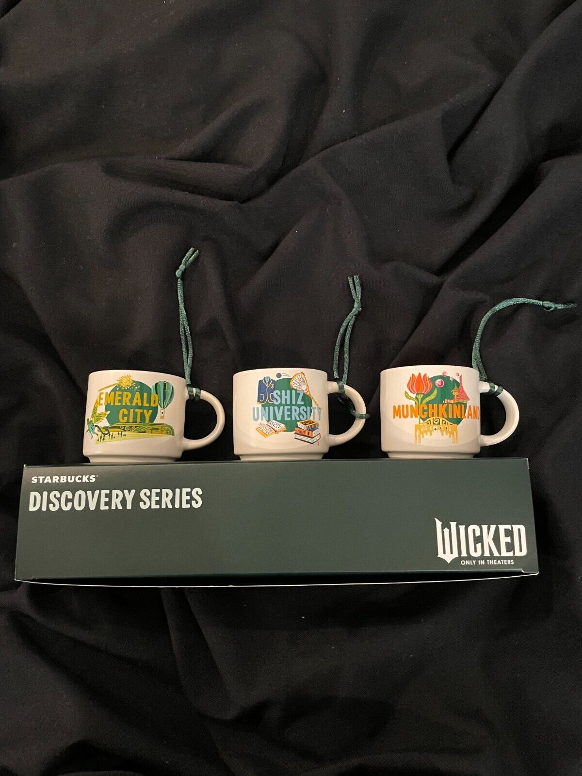 Starbucks Discovery Series Universal Studios Wicked Ornament Mugs (Set of 3) - Sold on eBay March 21st, 2025 for $70.00