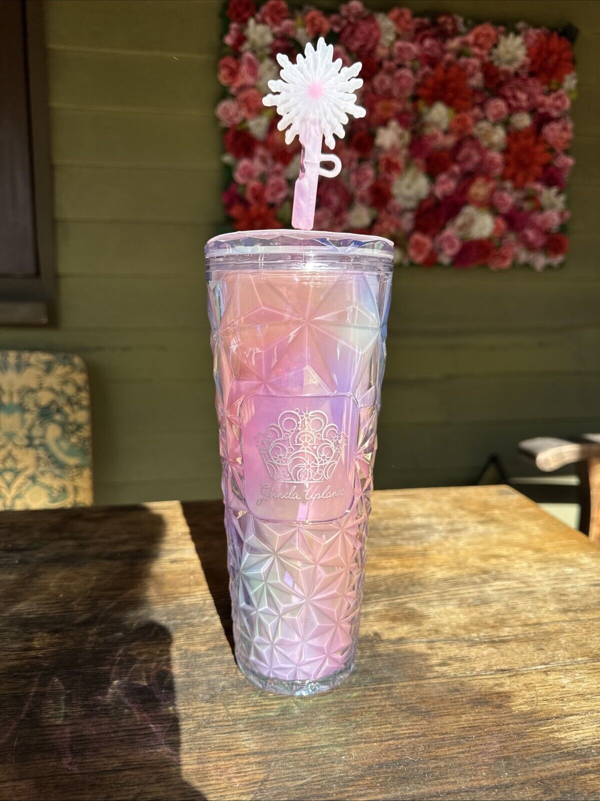 Starbucks X Wicked Glinda Upland Tumbler With Straw Prism Cup 24oz NEW! - Sold on eBay December 20th, 2024 for $96.00 (20 bids) 