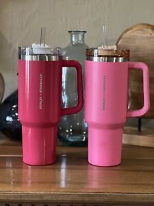 2023 SET OF 2  Starbucks X Stanley Quencher 40 OZ Berry & Carnation PHILIPPINES - Sold on eBay November 9th, 2023 for $267.99