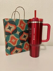 Starbucks Stanley Holiday 2023 Collab 40oz Red Tumbler IN HAND Quick Ship! - Sold on eBay December 19th, 2023 for $198.50 (28 bids) 