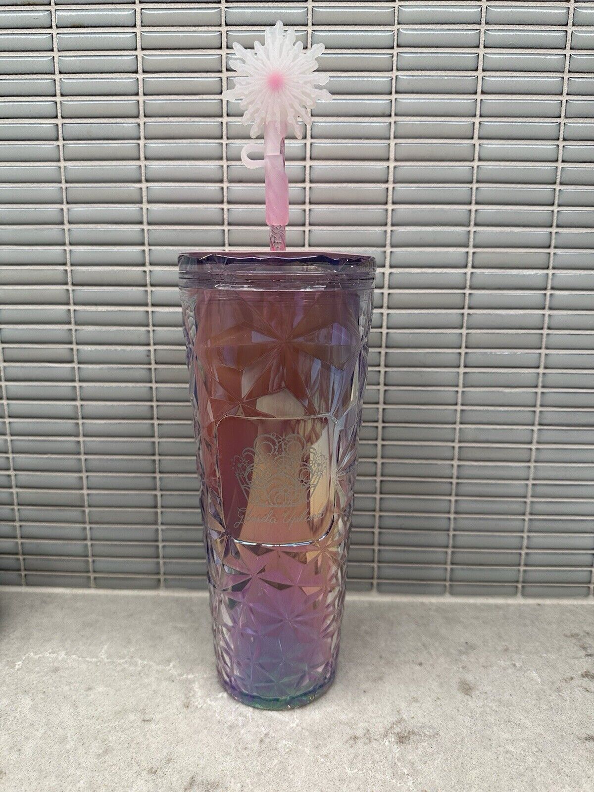 Glinda’s Collection Wicked Starbucks Prism Cold Cup With Wand Straw Topper. - Sold on eBay November 28th, 2024 for $84.99