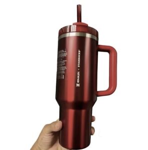 Starbucks + Stanley Holiday 2023 Collab (40 oz) Red Tumbler Mug ? SAME DAY SHIP - Sold on eBay November 12th, 2023 for $208.95