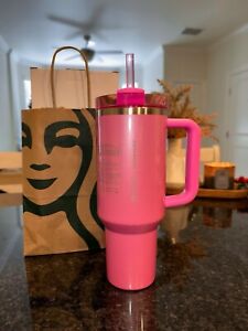 Stanley x Starbucks Winter Pink 40oz Tumbler 2024 Target Exclusive New on Hand - Sold on eBay January 30th, 2024 for $300.00
