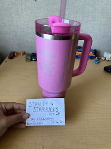 ?IN HAND? Stanley x Starbucks Exclusive 2024 Pink 40oz Tumbler NEW! - Ships Fast - Sold on eBay March 4th, 2024 for $200.00