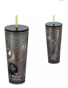 Disney Starbucks The Nightmare Before Christmas Tumbler with Straw CONFIRMED! - Sold on eBay October 9th, 2023 for $250.00 (1 bids) 