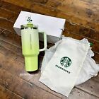 STARBUCKS X STANLEY Tumbler Thailand Exclusive 500 Stores Green/White Gradient - Sold on eBay August 1st, 2024 for $99.99