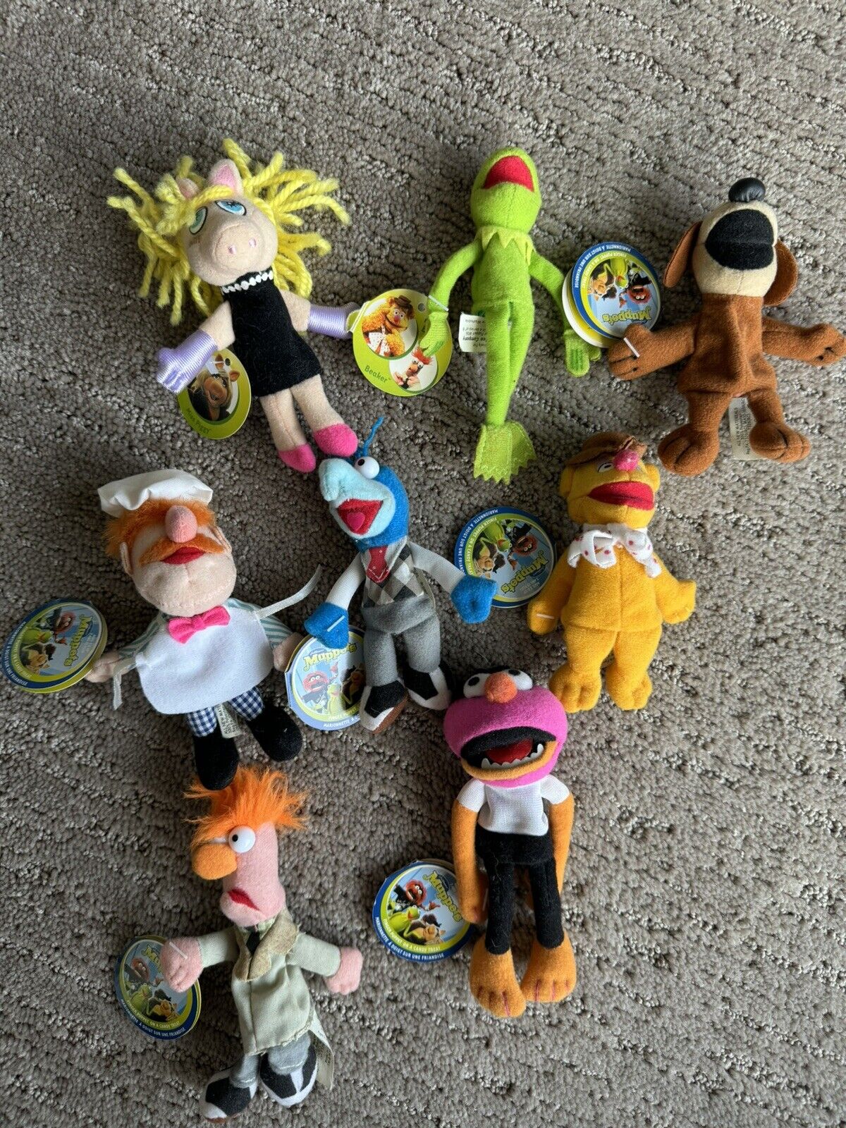 Starbucks Muppets Kermit Miss Piggy Beaker Swedish Chef Gonzo Animal Rowlf Set - Sold on eBay December 16th, 2024 for $98.00
