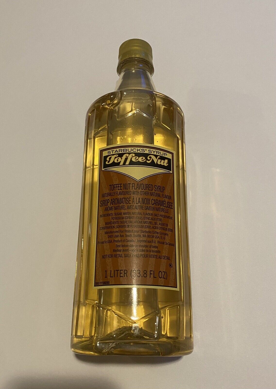 Starbucks Toffee Nut Syrup Discontinued BB: January 4th, 2025 New Unopened - Sold on eBay November 22nd, 2024 for $99.00