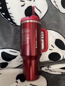 Starbucks x Stanley Red 40oz Holiday Thirst Quencher Limited Edition 2023!!! - Sold on eBay December 9th, 2023 for $200.00