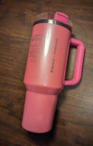 Stanley X Starbucks Tumbler 40 Oz Pink Limited Edition Target Brand Sparkle Cup - Sold on eBay February 8th, 2024 for $250.50 (23 bids) 