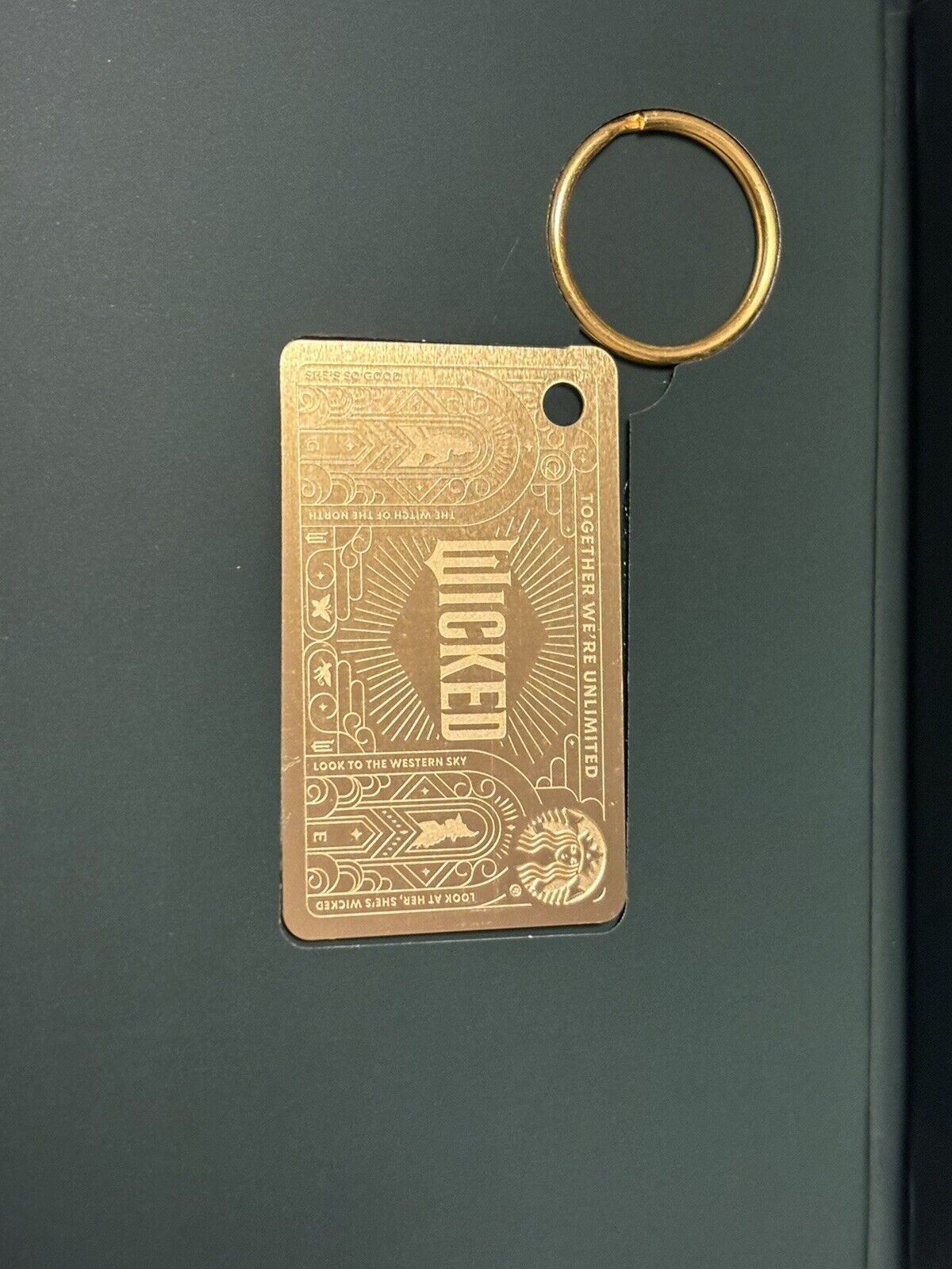 Limited Starbucks & WICKED Metal gift card 2024 Loaded With $50! - Sold on eBay December 30th, 2024 for $100.00