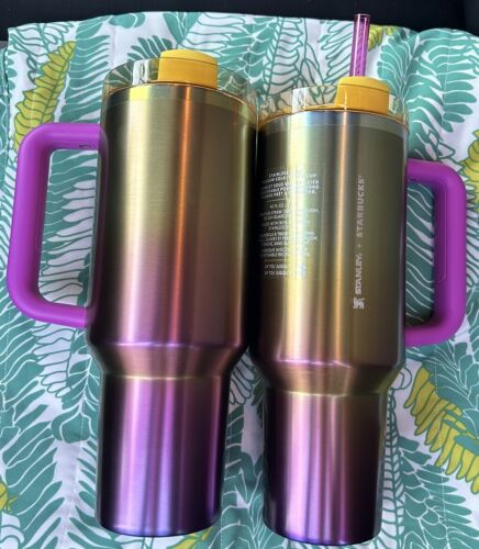 Starbucks x Stanley Summer 2024 Collab 40 oz Tumbler NEW Purple - Sold on eBay May 13th, 2024 for $109.95