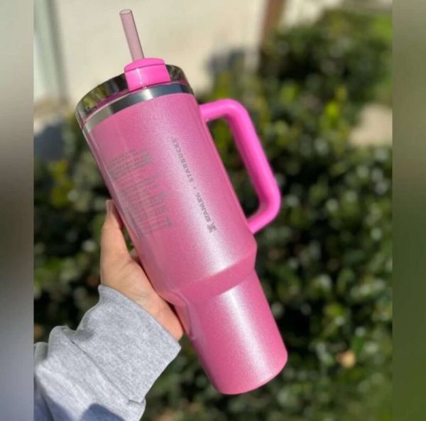 Stanley x Starbucks Winter Pink 40oz Tumbler 2024 Target Exclusive New - Sold on eBay October 10th, 2024 for $135.00