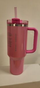 Stanley x Starbucks Exclusive 2024 Pink 40oz Tumbler In Hand With Box Brand New! - Sold on eBay January 7th, 2024 for $285.00