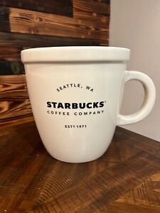 Starbucks 2016 Ceramic giant large abbey classic mug collectible limited  edition