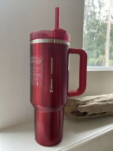 Starbucks Stanley Holiday 2023 Collab (40 oz) Red Tumbler Mug - Sold on eBay November 25th, 2023 for $175.00