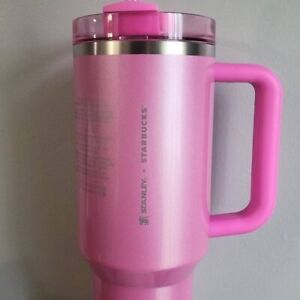 ? IN HAND ? 2024 Starbucks x Stanley Cup Holiday Tumbler 40 oz Pink - Sold on eBay January 5th, 2024 for $235.00