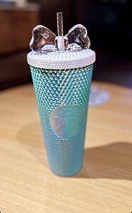 Starbucks Philippines 2023 Tiffany Bling Studded Tumbler w/Crystal Bow - Sold on eBay August 31st, 2023 for $197.50 (3 bids) 