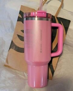NEW 2024 TARGET STARBUCKS STANLEY PINK TUMBLER 40oz TUMBLER - READY TO SHIP!! - Sold on eBay January 5th, 2024 for $249.95