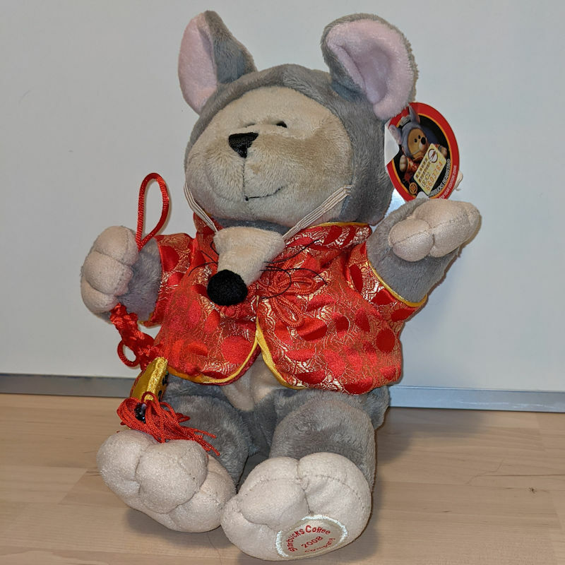 2008 Starbucks Year of the Rat Bearista Chinese Lunar New Year #72 MINT - Sold on eBay February 2nd, 2025 for $199.99