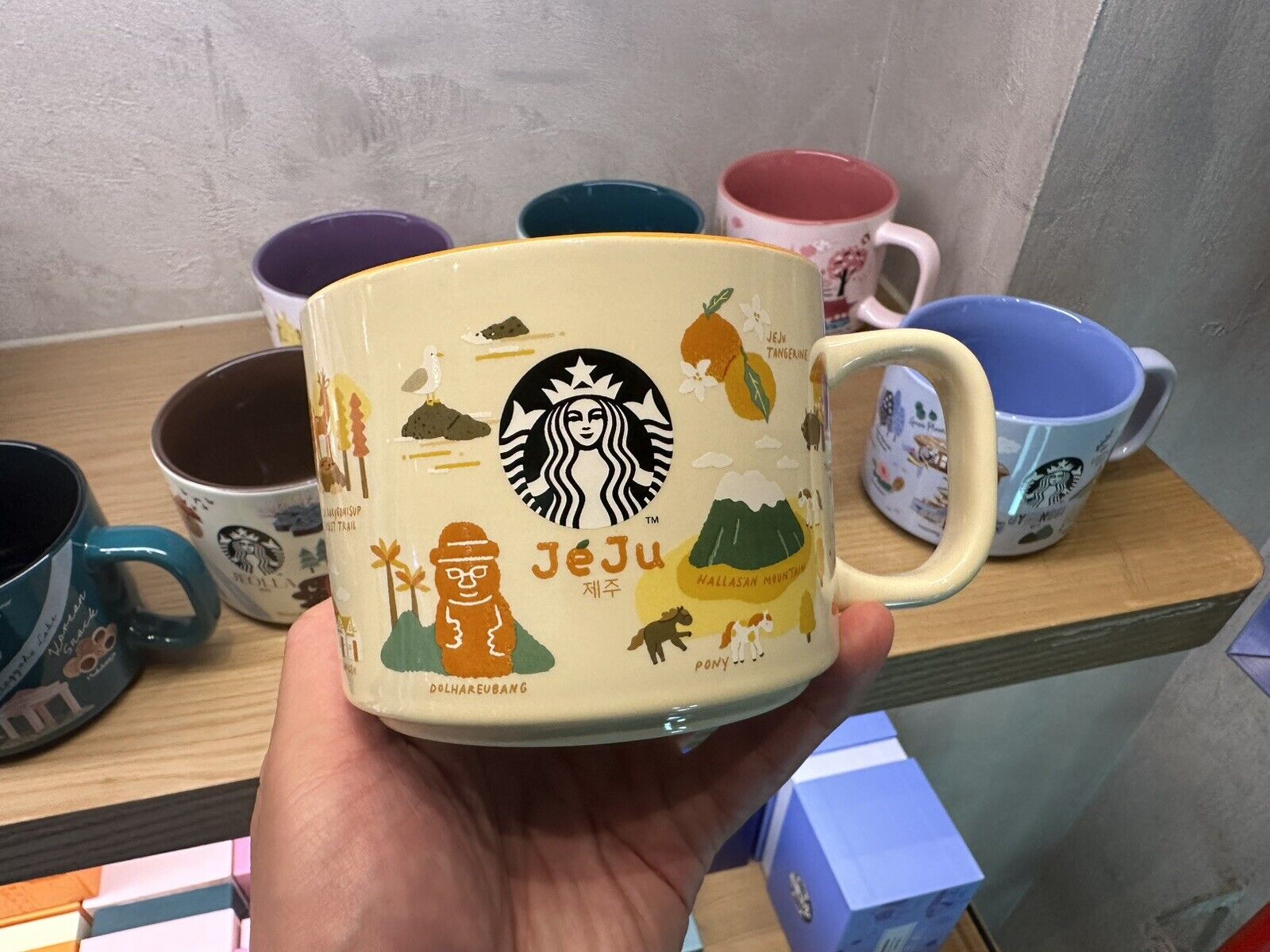 NEW 2024 Starbucks Korea Regional Collection - Lot of 7x Mugs - Sold on eBay January 25th, 2025 for $245.00