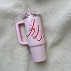 Starbucks Stanley Taiwan 2024 Valentine’s Day Cat Ribbon Pink Tumbler 30oz -Used - Sold on eBay July 12th, 2024 for $109.00