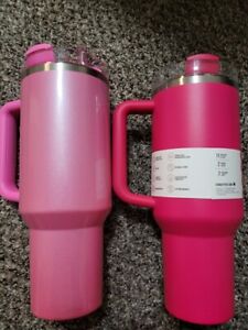 FLAWLESS Stanley x Starbucks Winter Pink Tumbler And Target Pink Exclusive - Sold on eBay January 18th, 2024 for $375.00