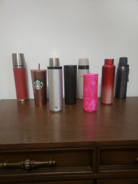 Metal Starbucks Lot Of 9 HTF RARE - Sold on eBay September 27th, 2024 for $89.90