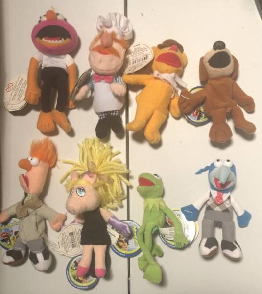 STARBUCKS Muppets Kermit Miss Piggy Beaker Swedish Chef Gonzo Animal Rowlf Set - Sold on eBay October 13th, 2024 for $85.00