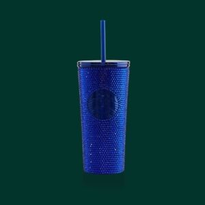 Starbucks 2024 Rhinestone Sapphire Blue Holiday Tumbler 16 Oz Philippines - Sold on eBay November 27th, 2023 for $270.00