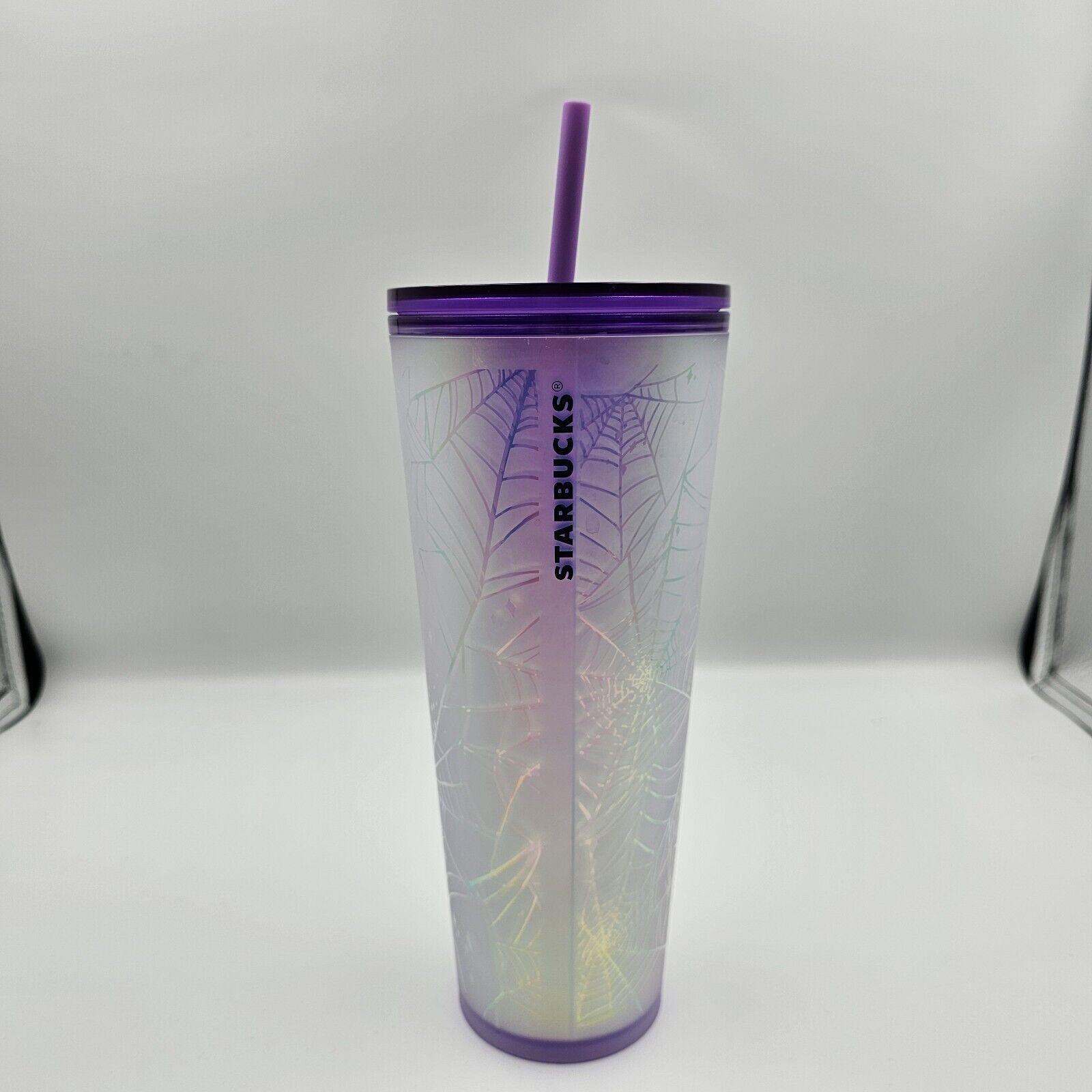 Starbucks Halloween 2021 Purple & Frosted White Spiderweb Tumbler 24oz. NWT~ HTF - Sold on eBay December 13th, 2024 for $75.00