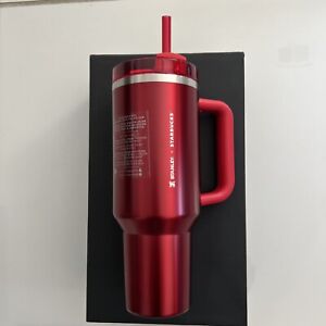 Starbucks Stanley Holiday (40 oz) Red Tumbler 2023 / Brand New!!! - Sold on eBay November 10th, 2023 for $160.00