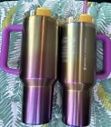 Starbucks x Stanley Summer Sunset 2024 Collab 40oz Tumbler (LOT, 2 TUMBLERS) ?? - Sold on eBay May 25th, 2024 for $160.00